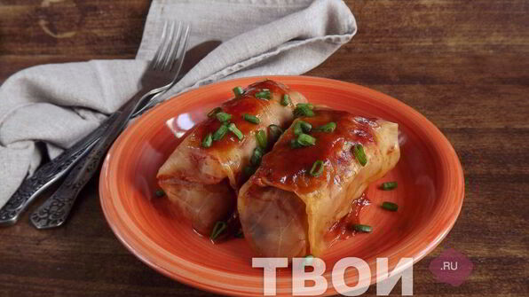 постные голубцы с грибами