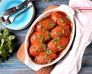 Постные ленивые голубцы