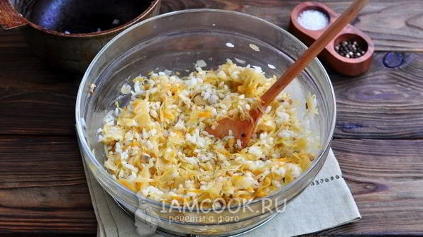 постные ленивые голубцы