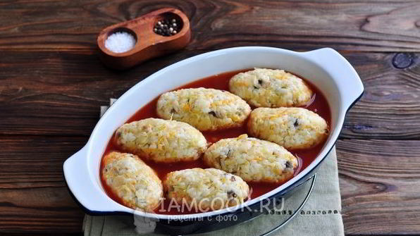 постные ленивые голубцы