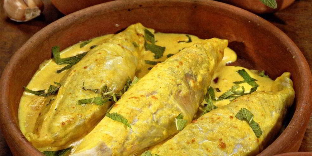 Рецепт вегетарианские голубцы с карри