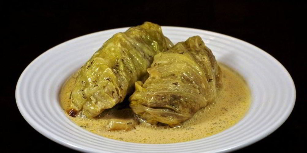 Рецепт запеченные голубцы в сметанном соусе