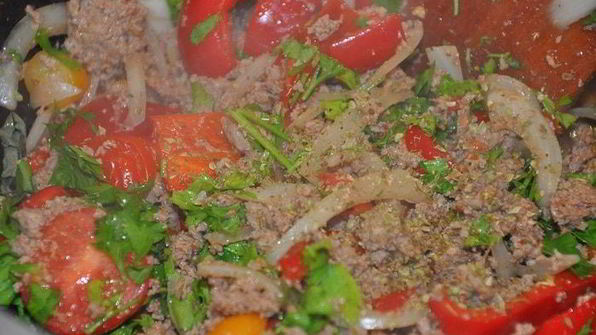 гречневая лапша с овощами