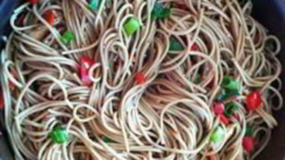 Гречневая лапша Соба с кунжутными семечками