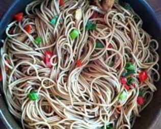 Гречневая лапша Соба с кунжутными семечками