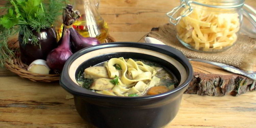 Рецепт грибная лапша джинга