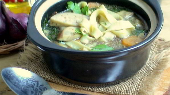 грибная лапша джинга