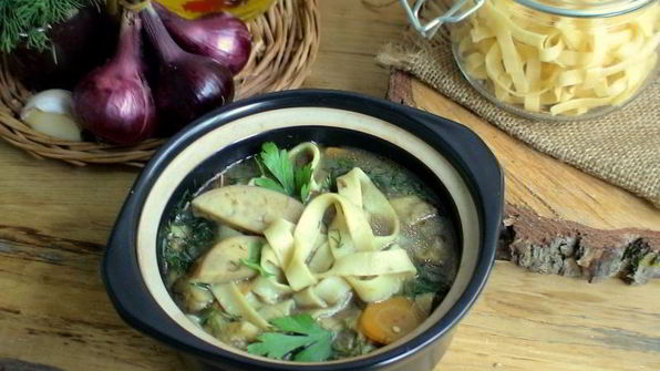 грибная лапша джинга