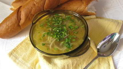 Грибная лапша