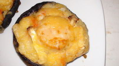 Фаршированные грибы Портобелло