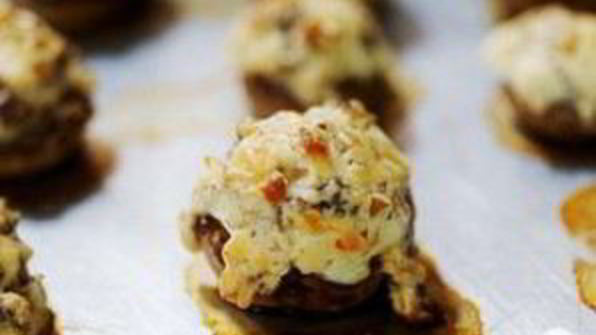 фаршированные шампиньоны праздничные