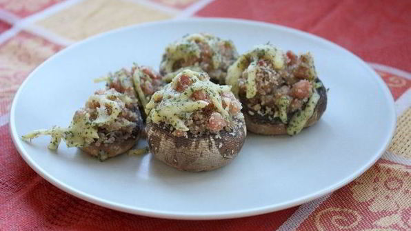 фаршированные шампиньоны