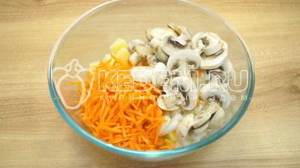 горшочки с грибами в духовке