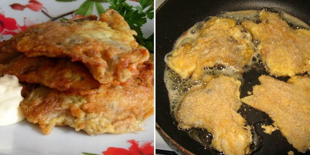Рецепт грибные отбивные