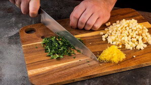 грибы, фаршированные перловкой