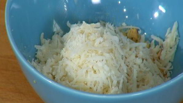 грибы на гриле с нутом и баклажанами