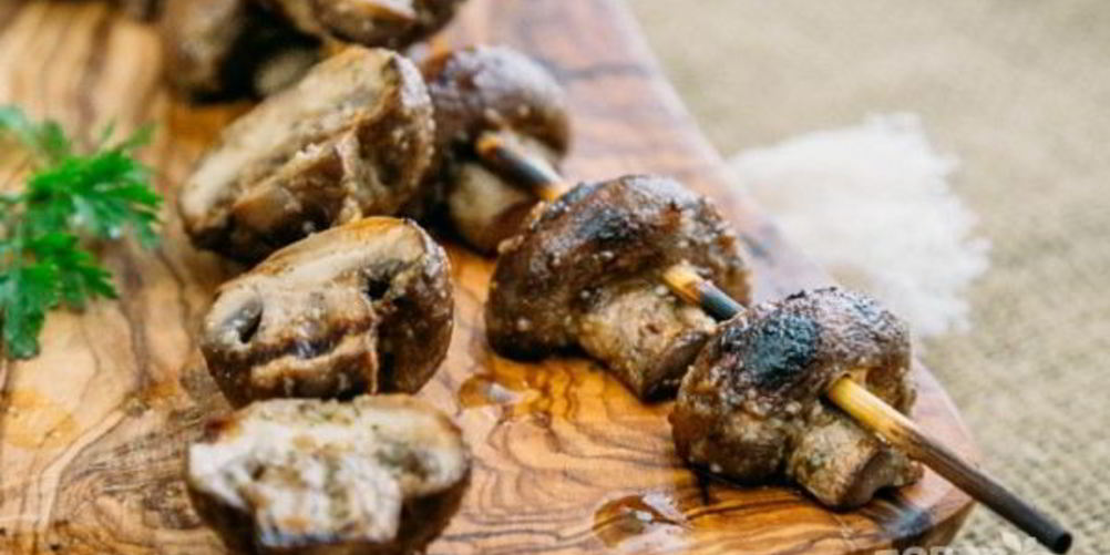Рецепт грибы на мангале