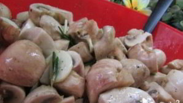 грибы с розмарином