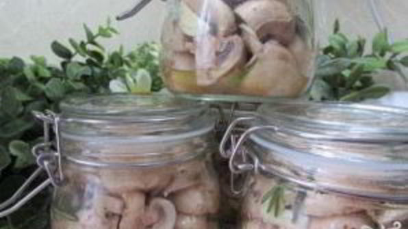 грибы с розмарином