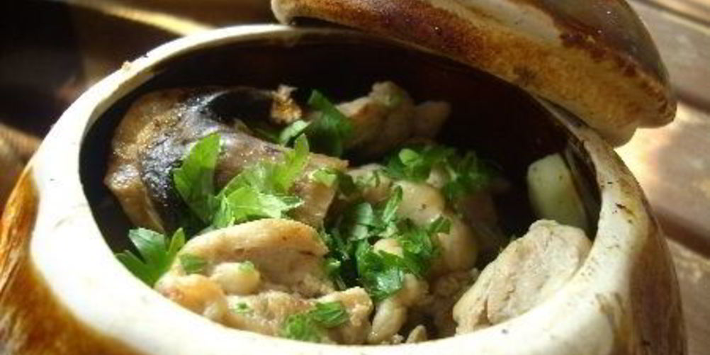 Рецепт грибы в горшочках