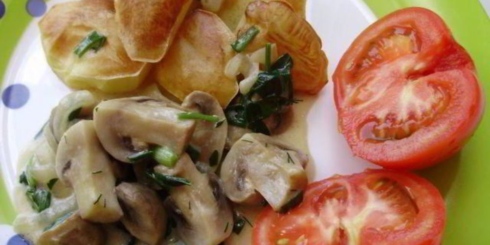 Рецепт грибы в микроволновке