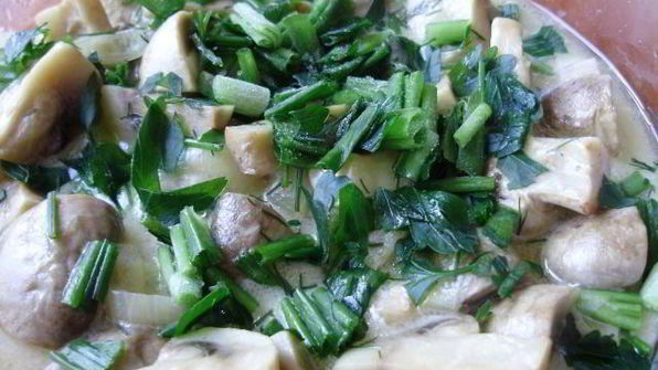 грибы в микроволновке