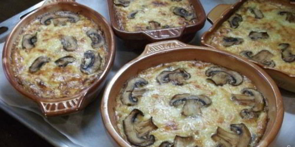 Рецепт грибы в сливках