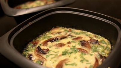 Грибы в сливочной заливке