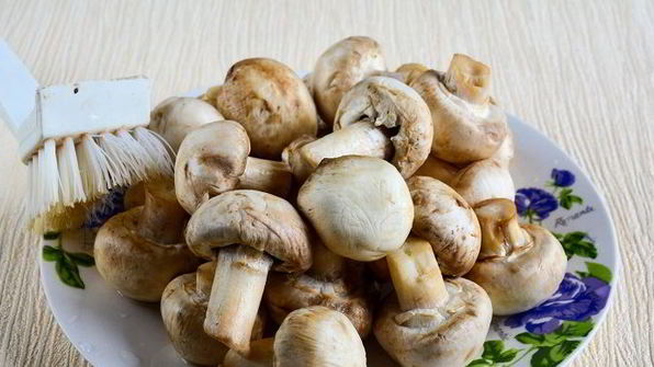 грибы в сливочном соусе