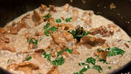 Лисички в духовке