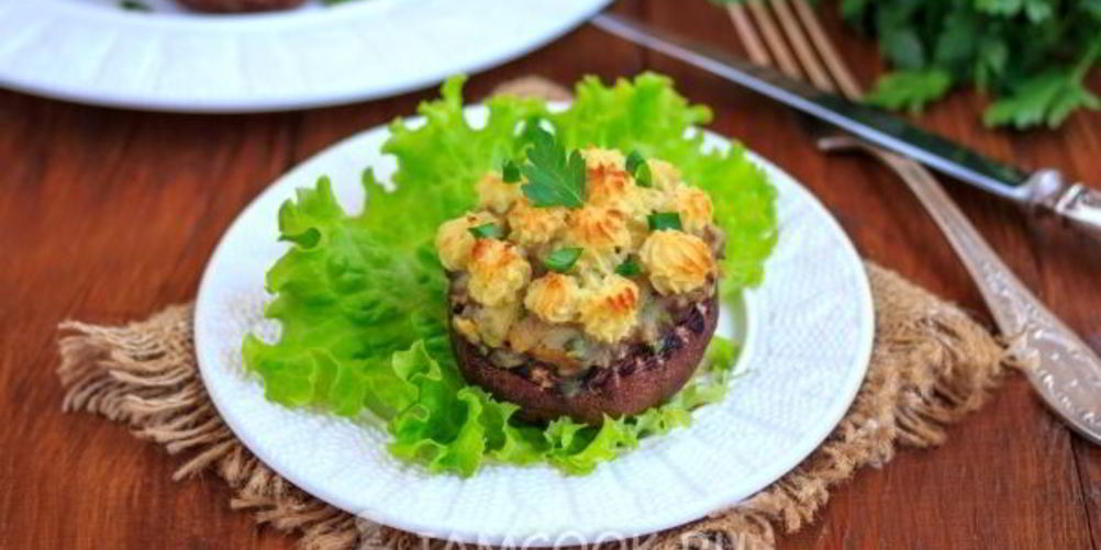 Рецепт постные фаршированные шампиньоны