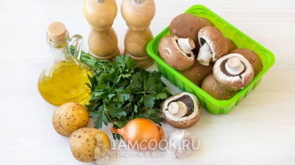 постные фаршированные шампиньоны