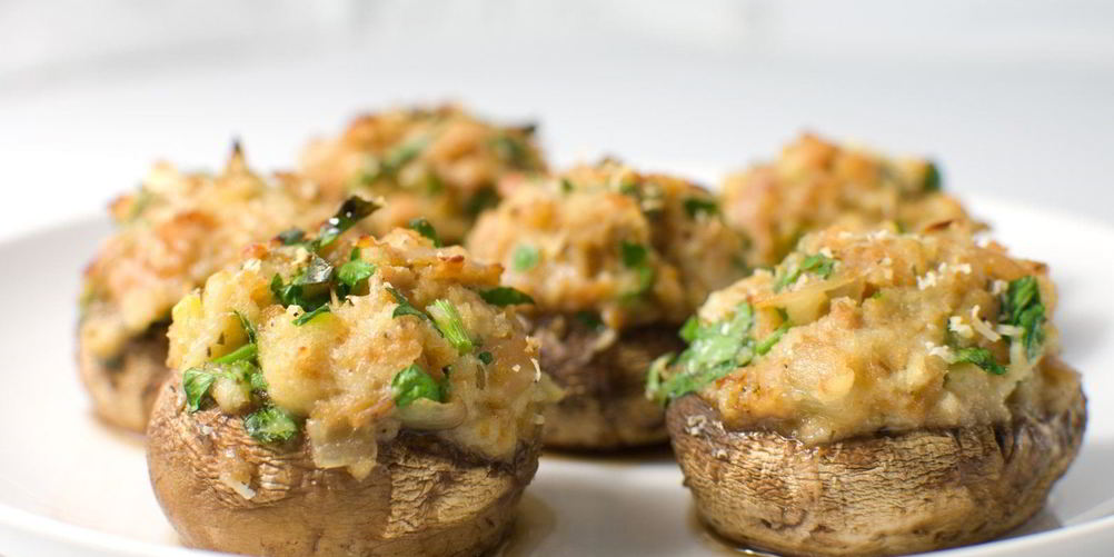 Рецепт шампиньоны, фаршированные курицей