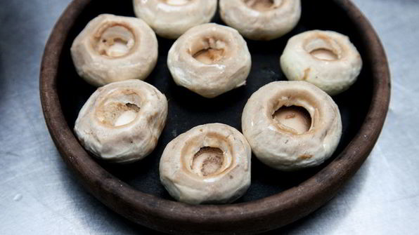 шампиньоны, фаршированные мясом