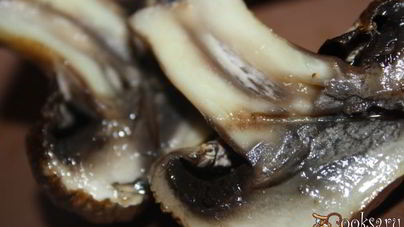 Шампиньоны с чесночным ароматом на мангале