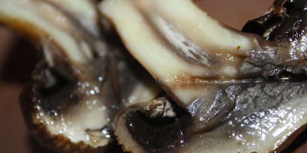 Рецепт шампиньоны с чесночным ароматом на мангале