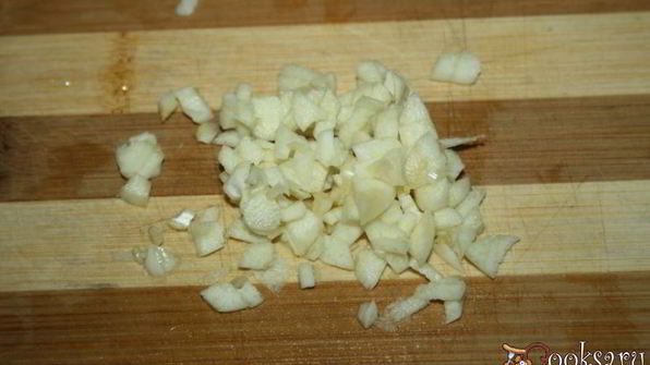 шампиньоны с чесночным ароматом на мангале