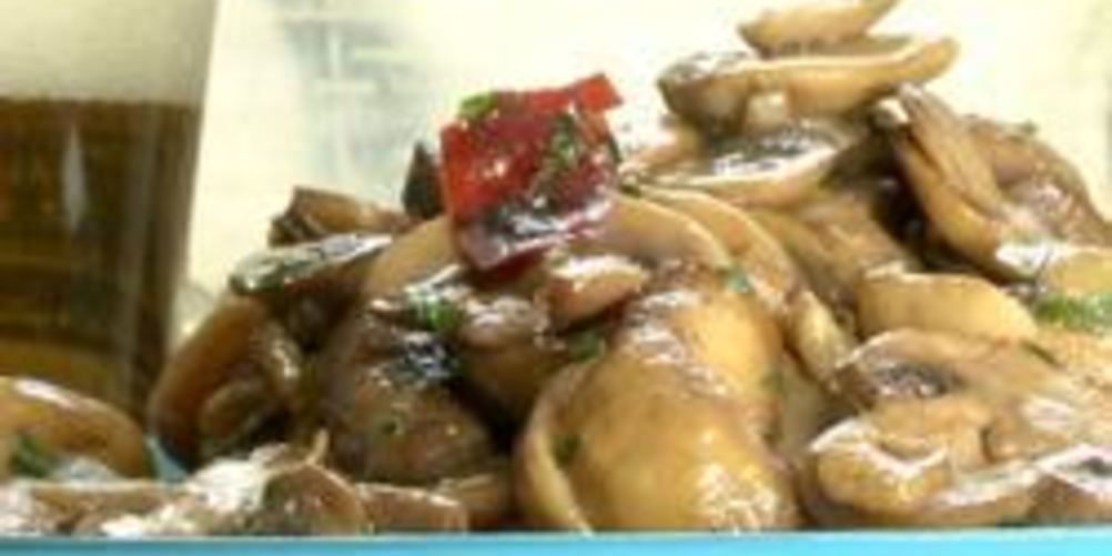 Рецепт шампиньоны с чесноком