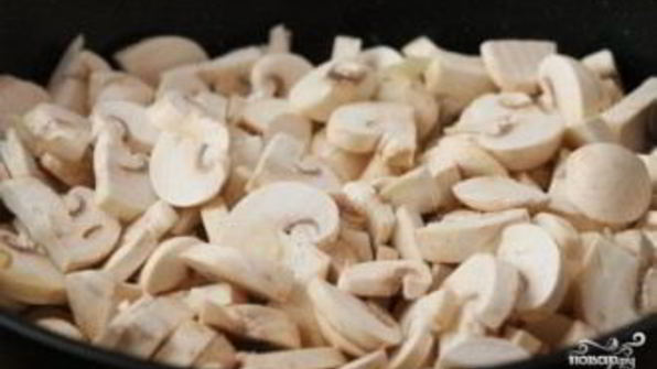 шампиньоны в горшочках