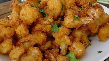 Шампиньоны в панировке