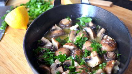 Шампиньоны, запеченные в духовке