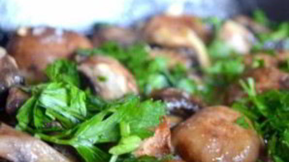 шампиньоны, запеченные в духовке