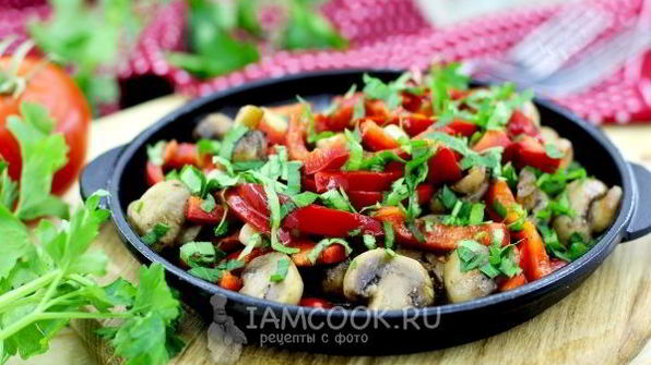 шампиньоны жареные