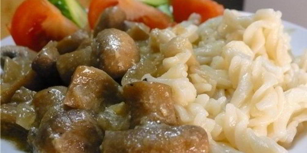 Рецепт тушеные грибы в мультиварке