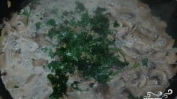 тушеные шампиньоны