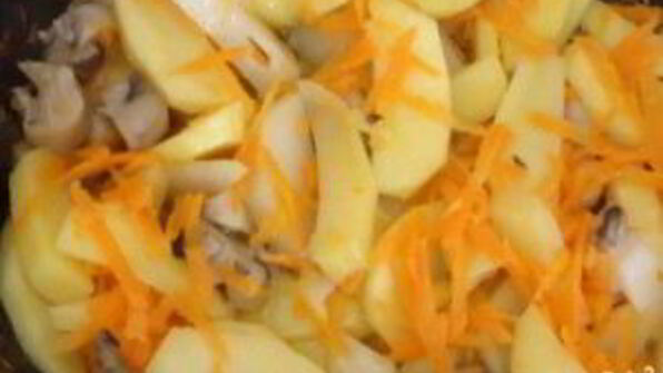 вешенки, тушенные с картошкой