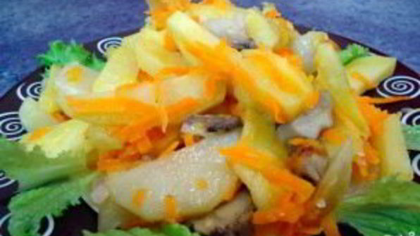 вешенки, тушенные с картошкой