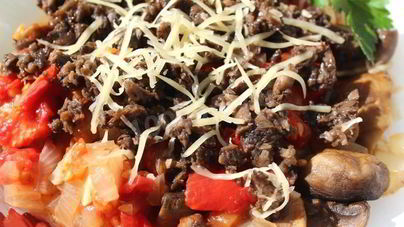 Запеченные шампиньоны в духовке постные