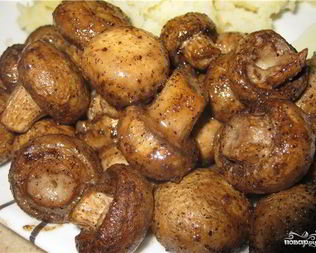 Запеченные шампиньоны