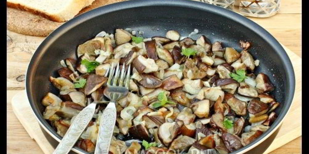 Рецепт жареные белые грибы с луком